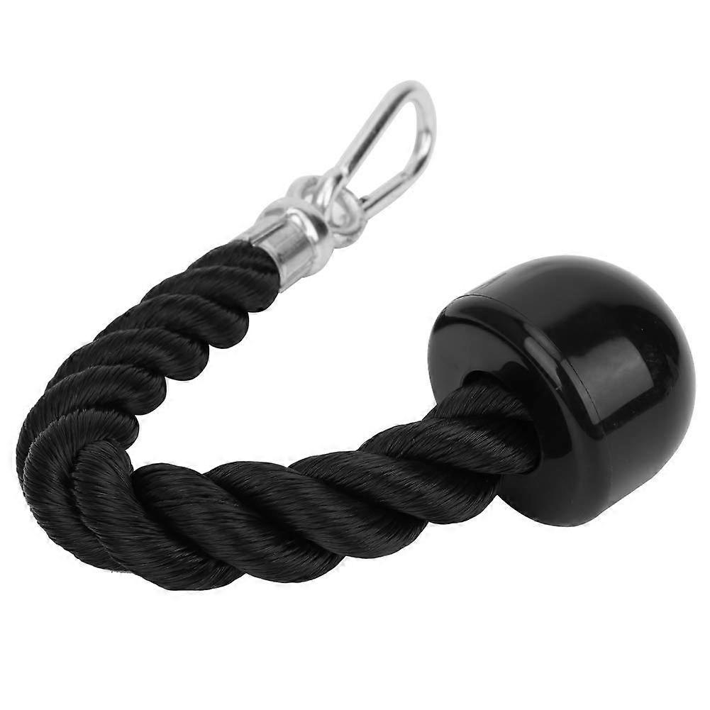 Triceps Rope for Gym, Heavy-Duty Cable Attachment, Biceps Strength Training Pulldown, Adjustable Length, Compatible with Standard Machines