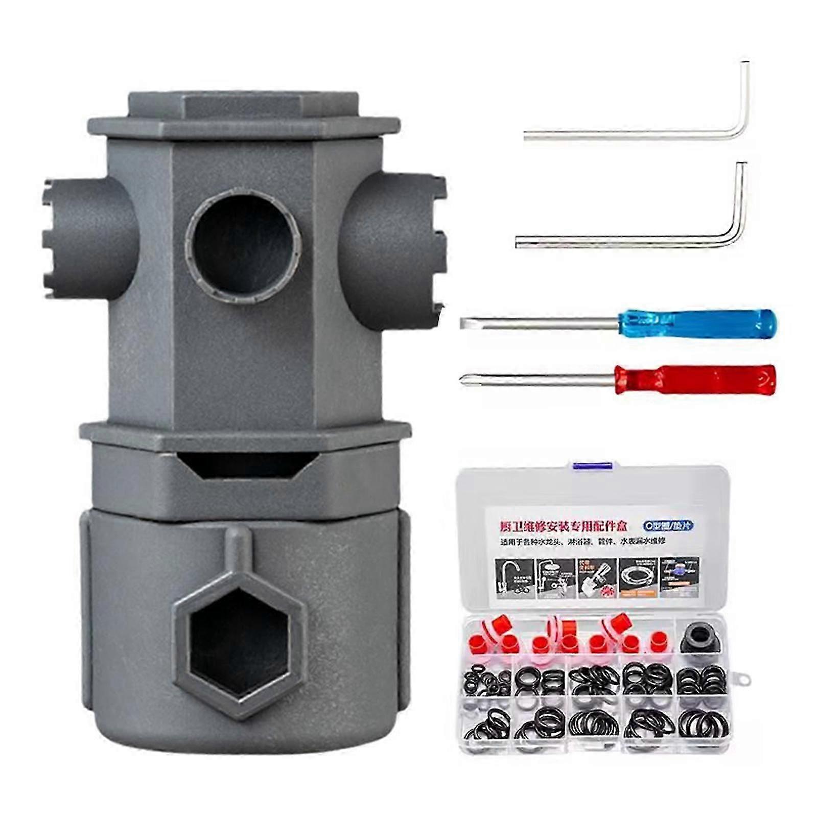 16 In 1 Wrench Tool Set For Faucet Plastic Tap Aerator Removal Tool Portable Plumber Tool Set For Bathroom Kitchen