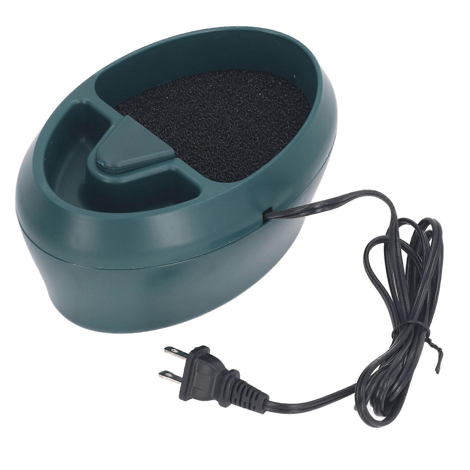 Reptile Fountain Automatic Circulation Waterfall Spout Lizard Water Dispenser with Food Trough for Bearded Dragon