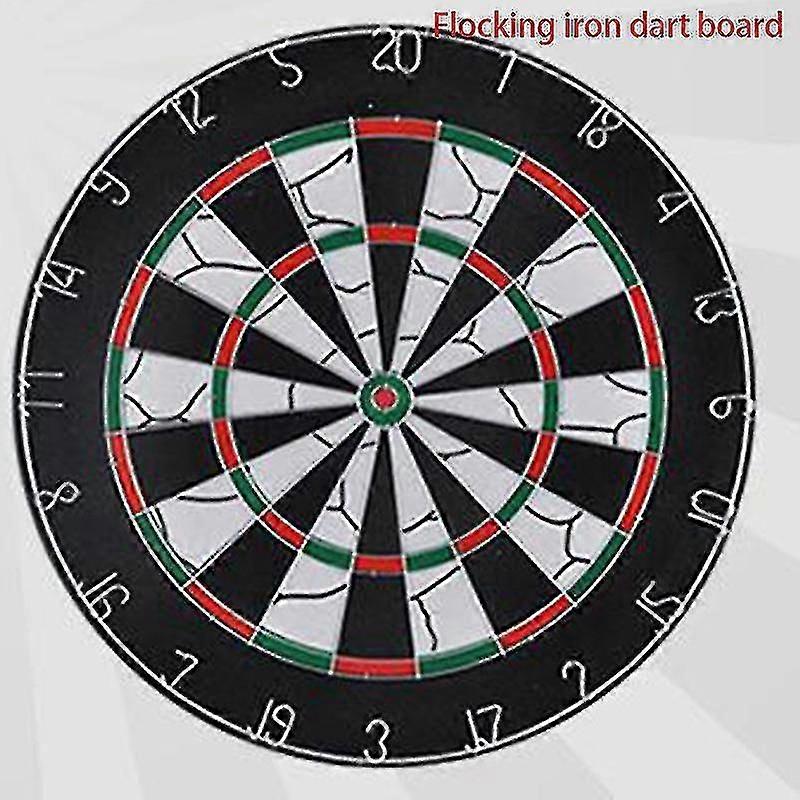 Dart Board 18inch Dubbelzijdig Flocking Professional Metal Tip Indoor Dart Board