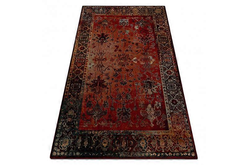 Wool carpet POLONIA BODRUM Ornament, frame ruby