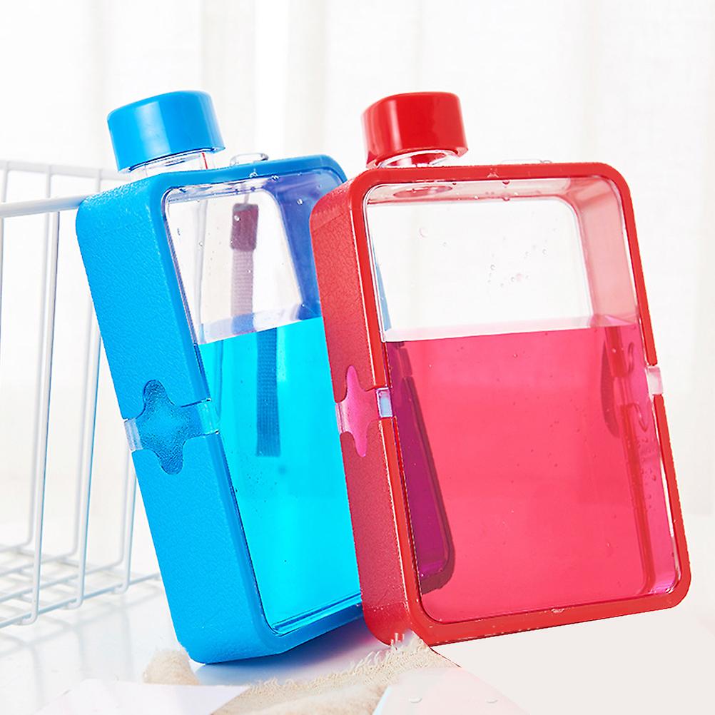 A5 Flat Paper Water Bottle Creative Sports Bottle Square Portable Fitness Cup
