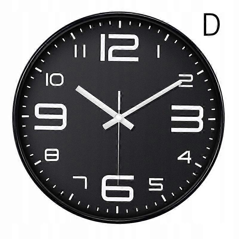 Round Wall Clock Quiet Large Wall Clocks