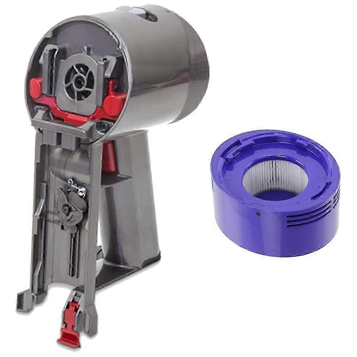 Replacement Housing Assembly for Dyson V8 SV10 Vacuum Cleaner Attachments Including Post Filter and Main Body