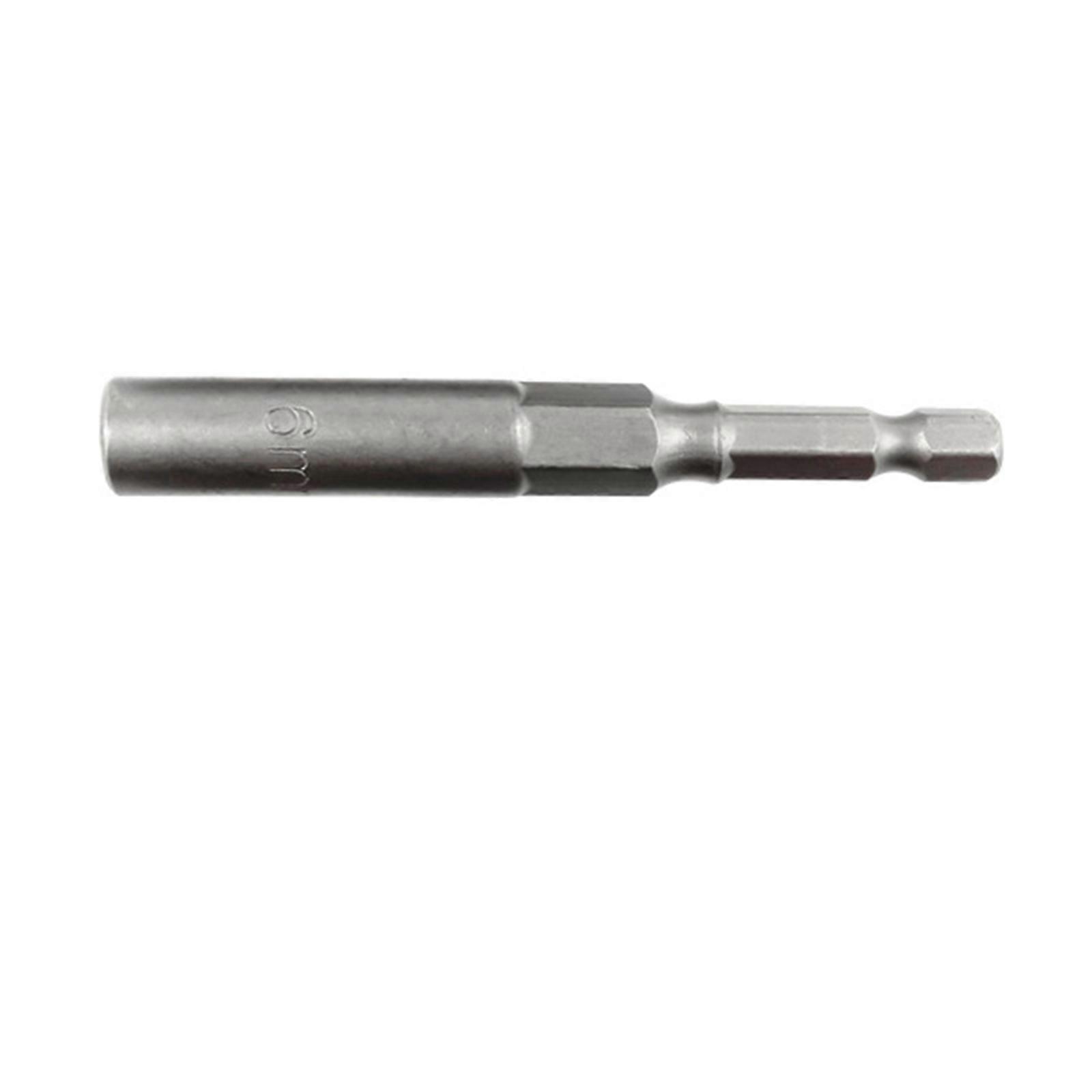 Hexagonal Shank Sleeve Socket Adapter Suitable for Hexagonal Head Screws and Nut 5.5-19mm Quick Assembly and Disassembly