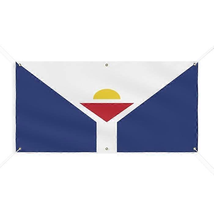 Banner - Saint-Martin - 170x340cm - Polyester - 6 Eyelets - Rectangular