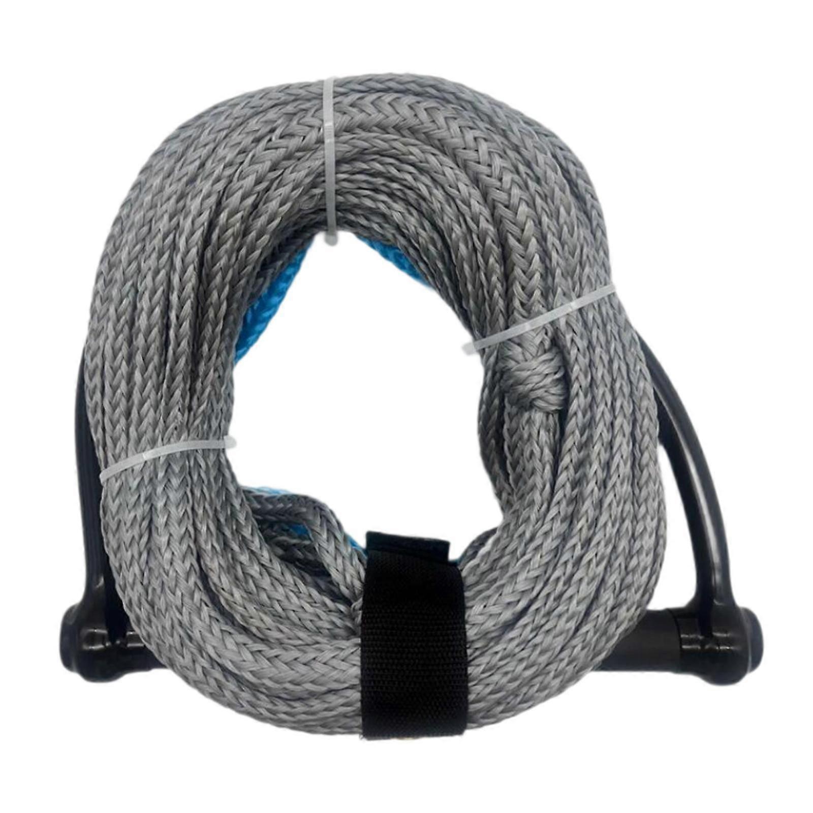 WakeSurf Rope and PU Handle Portable Comfortable Gripping Wakeboard Tow Rope