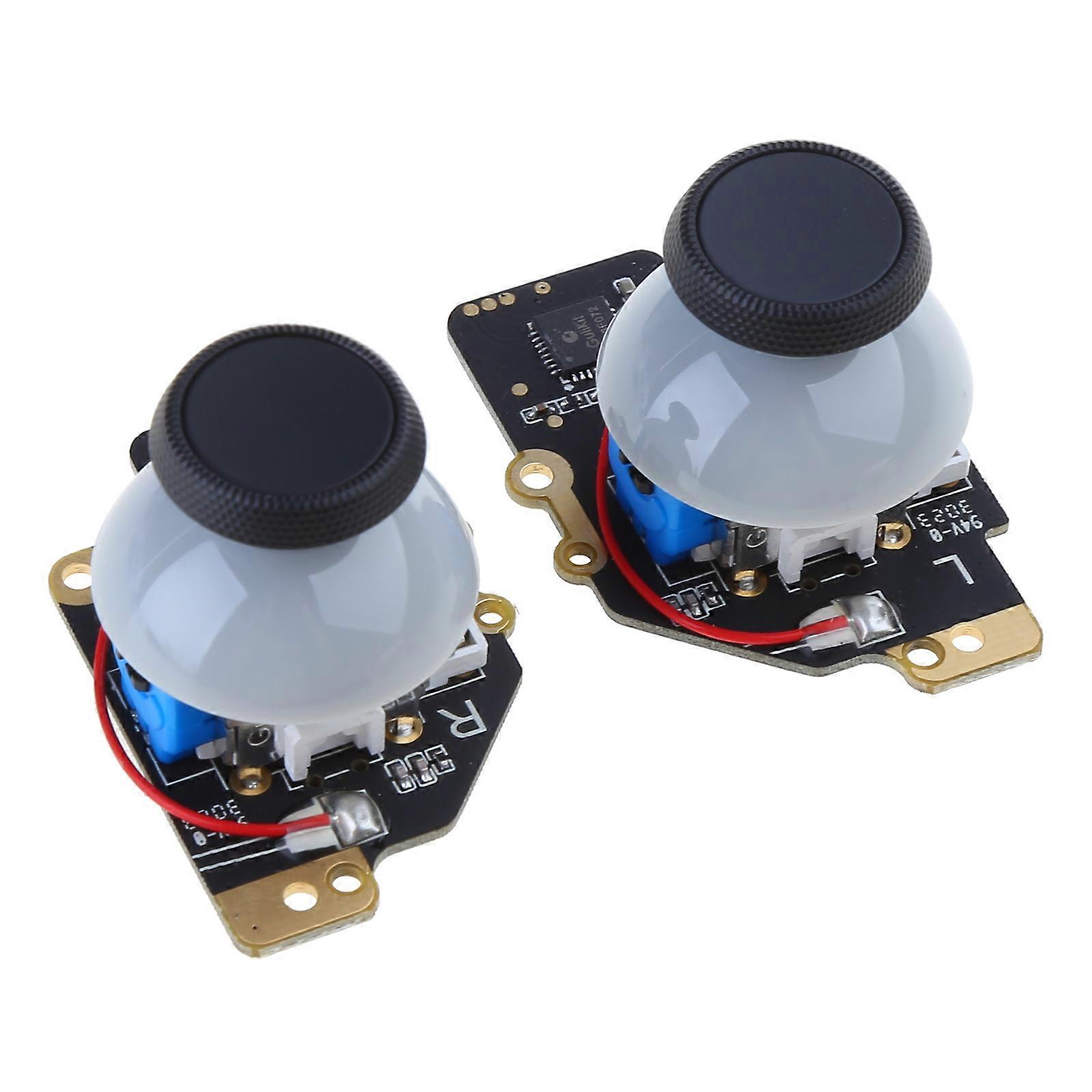 Replacement Electromagnetic Joystick Module Kit Hall Effect Sensor Analog- Stick for Steam Deck No Drifting Thumbstick Multicolor