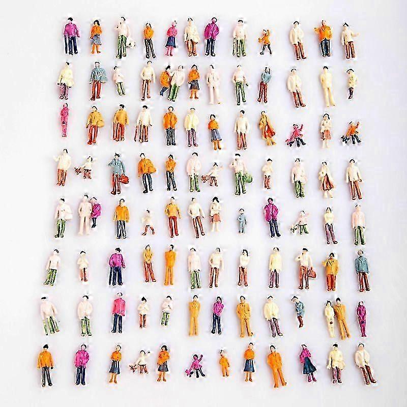 Painted Miniature Figures (1:100 Scale)