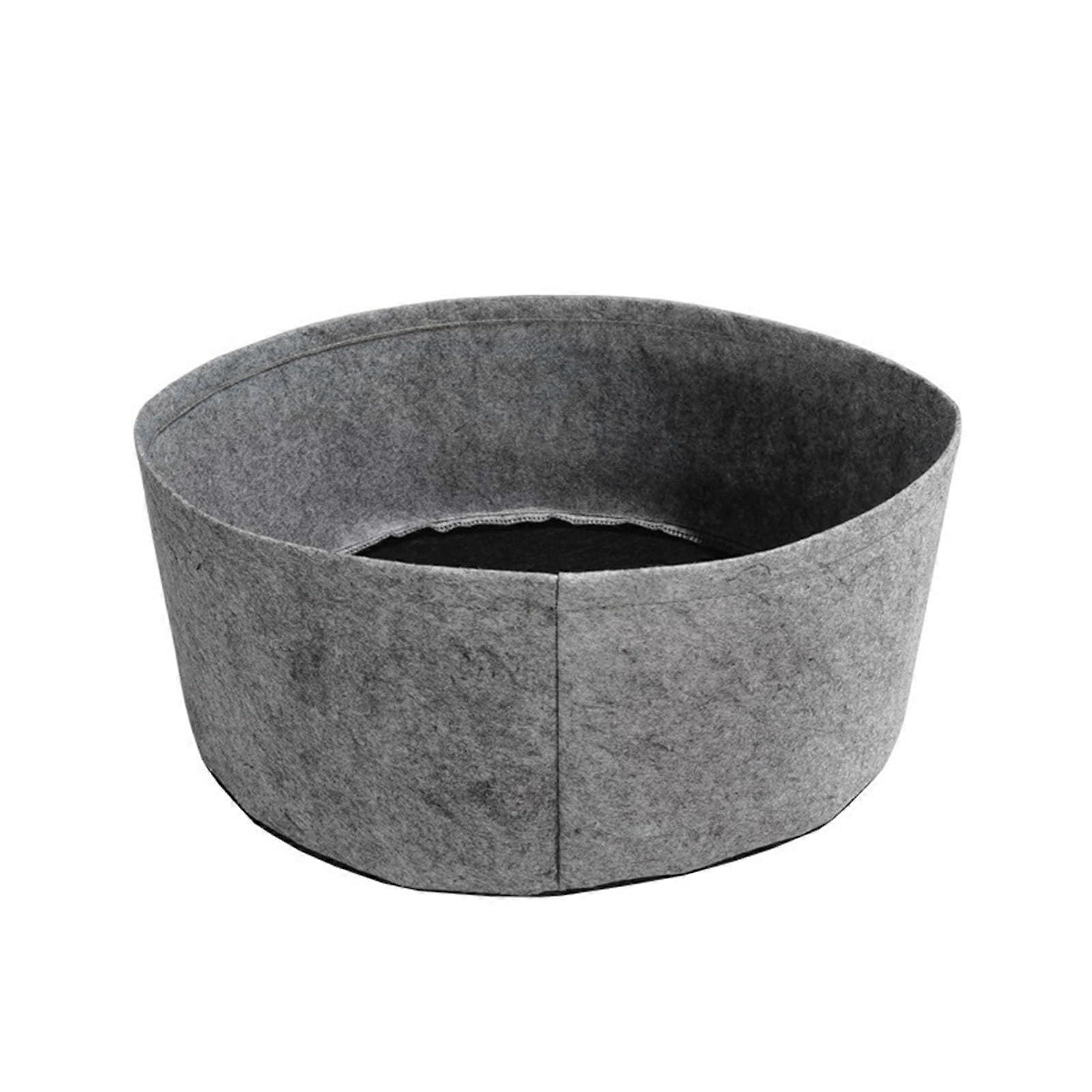 Plant container with large capacity, nonwoven fabric, tearresistant, for household, vegetables, propagation container Gray B Ref: 4485