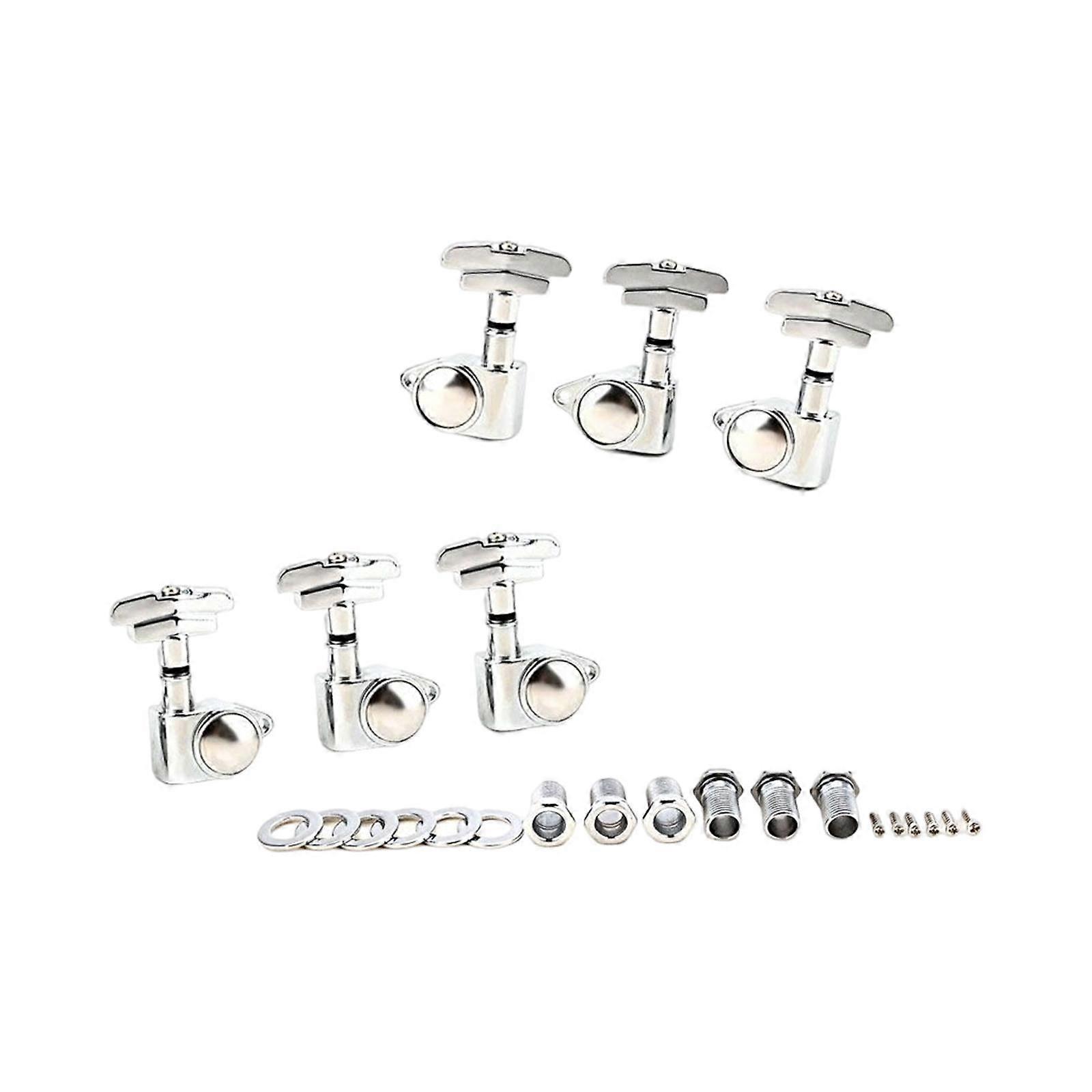 Guitar String Tuning Pegs 3 Left 3 Right Headstocks Durable Accessory