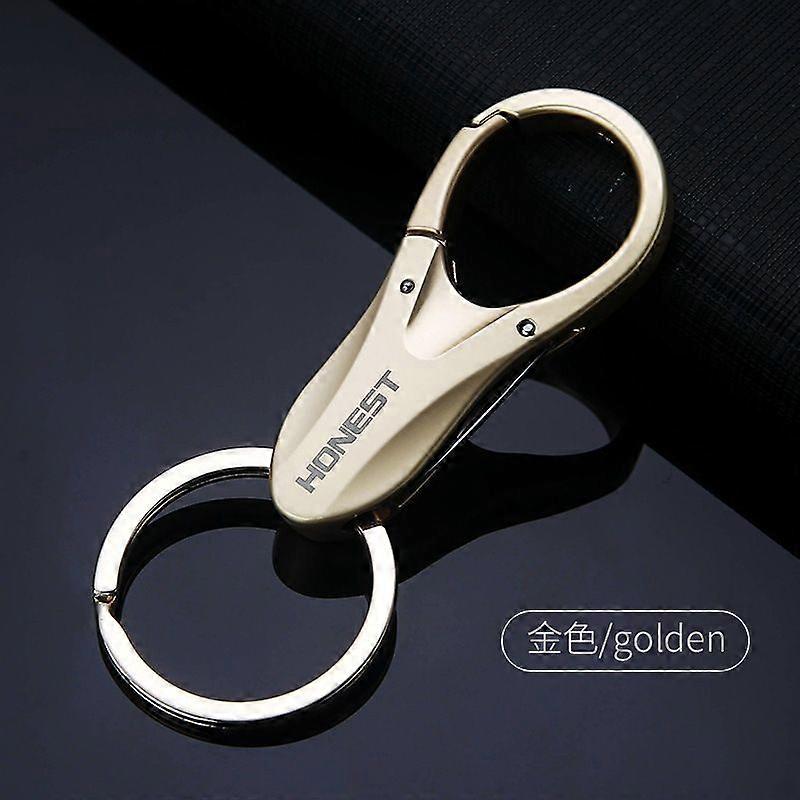 Honest Car Key Ring Man Waist Mounted Key Pendants Creative Split Express Knife Multi-Function Key Ring Lettering