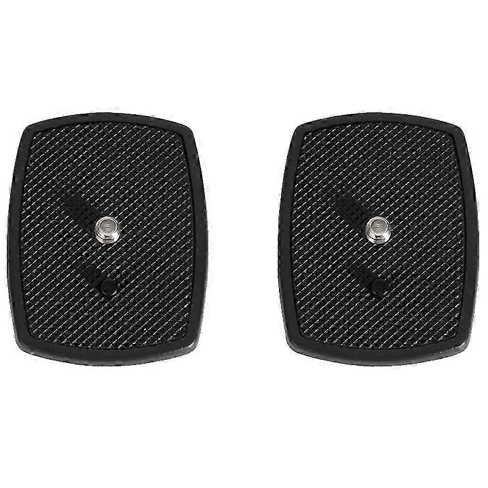 2 Pieces of Camera Quick Release Plate with 1/4 Inch Screw ABS Plastic Quick Release Plate Suitable