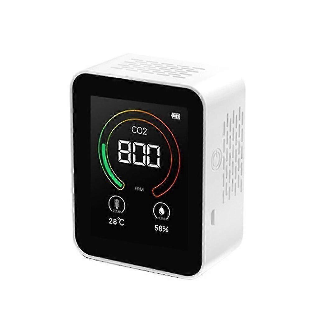 Portable CO2 Analyzer with Temperature & Humidity Detection for Home Air Quality Monitoring