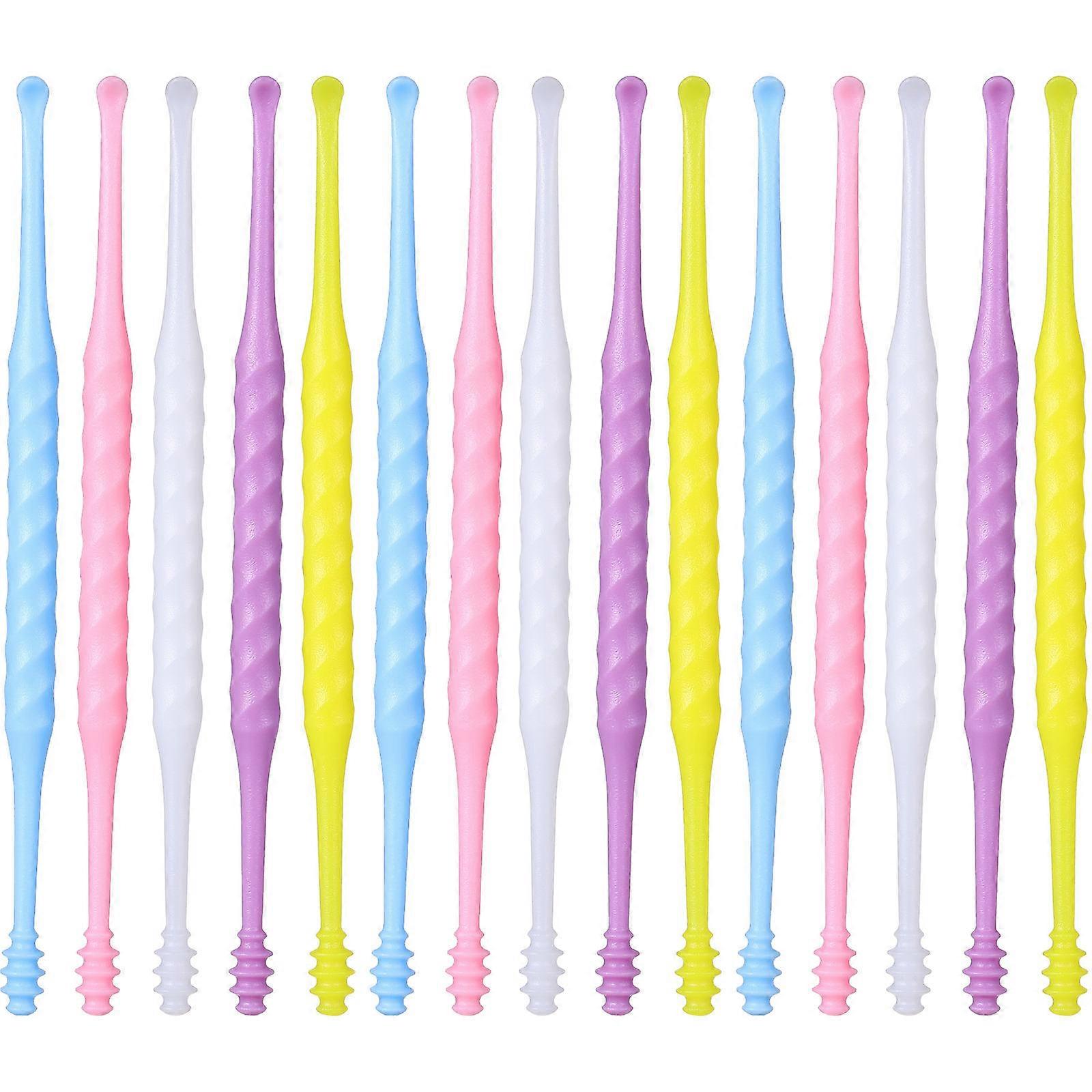 Ear Cleaner with Double Heads for Efficient Ear Cleaning Safe and Reliable Made of ABS Plastic Assorted Color