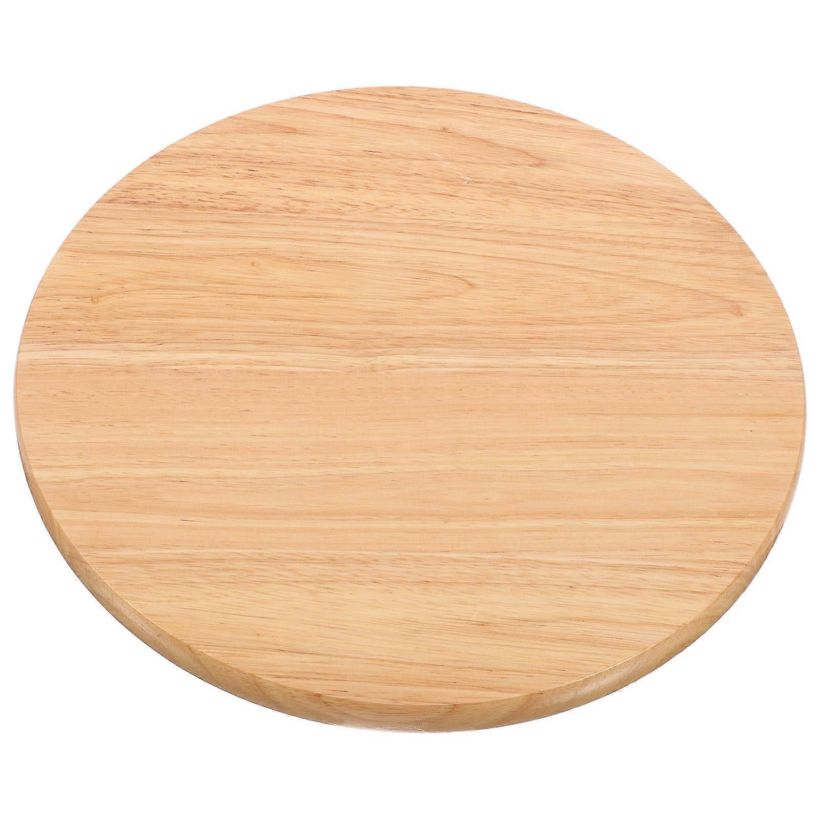 Replacement Round Wooden Stool Seat for Easy Assembly Chairs, Wood Surface for Dining and Canteen Use, Smooth Finish for Easy Cleaning