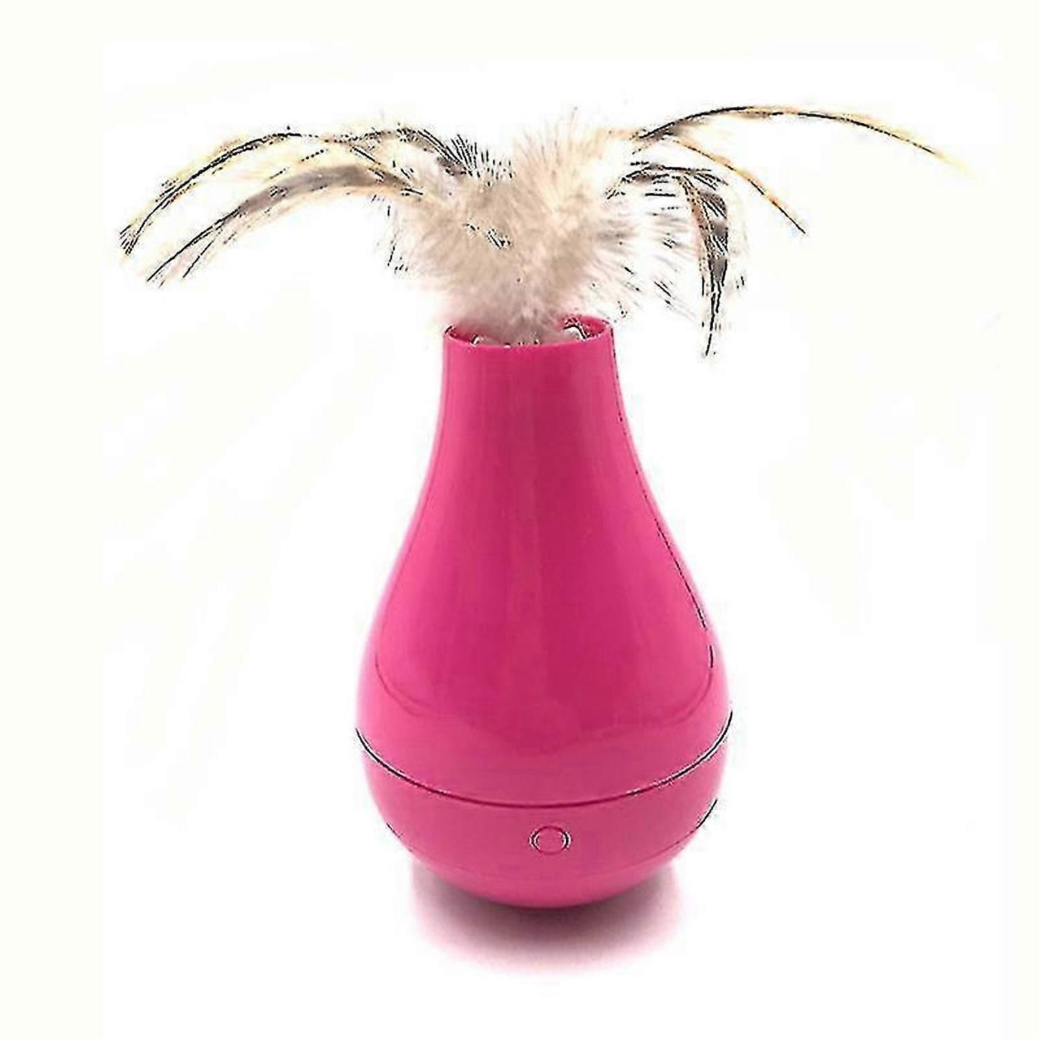 360 Automatic Rotation Tumbler Cat Toy  Funny Cat Feather Stick