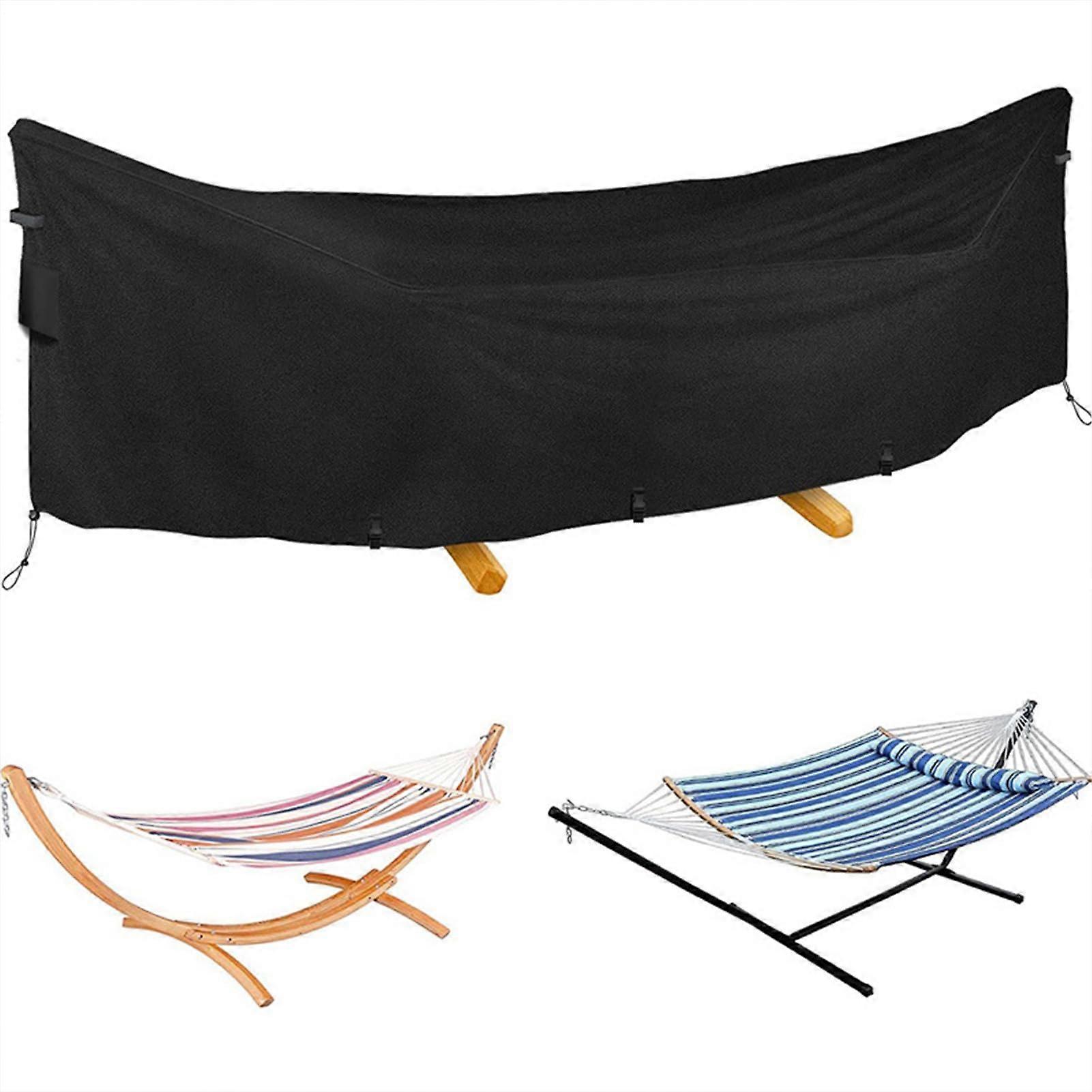 Hammock Stand Cover, 420D Oxford Hammock Stand, Snow Protection with Windproof Straps and Soft Cotton Lining