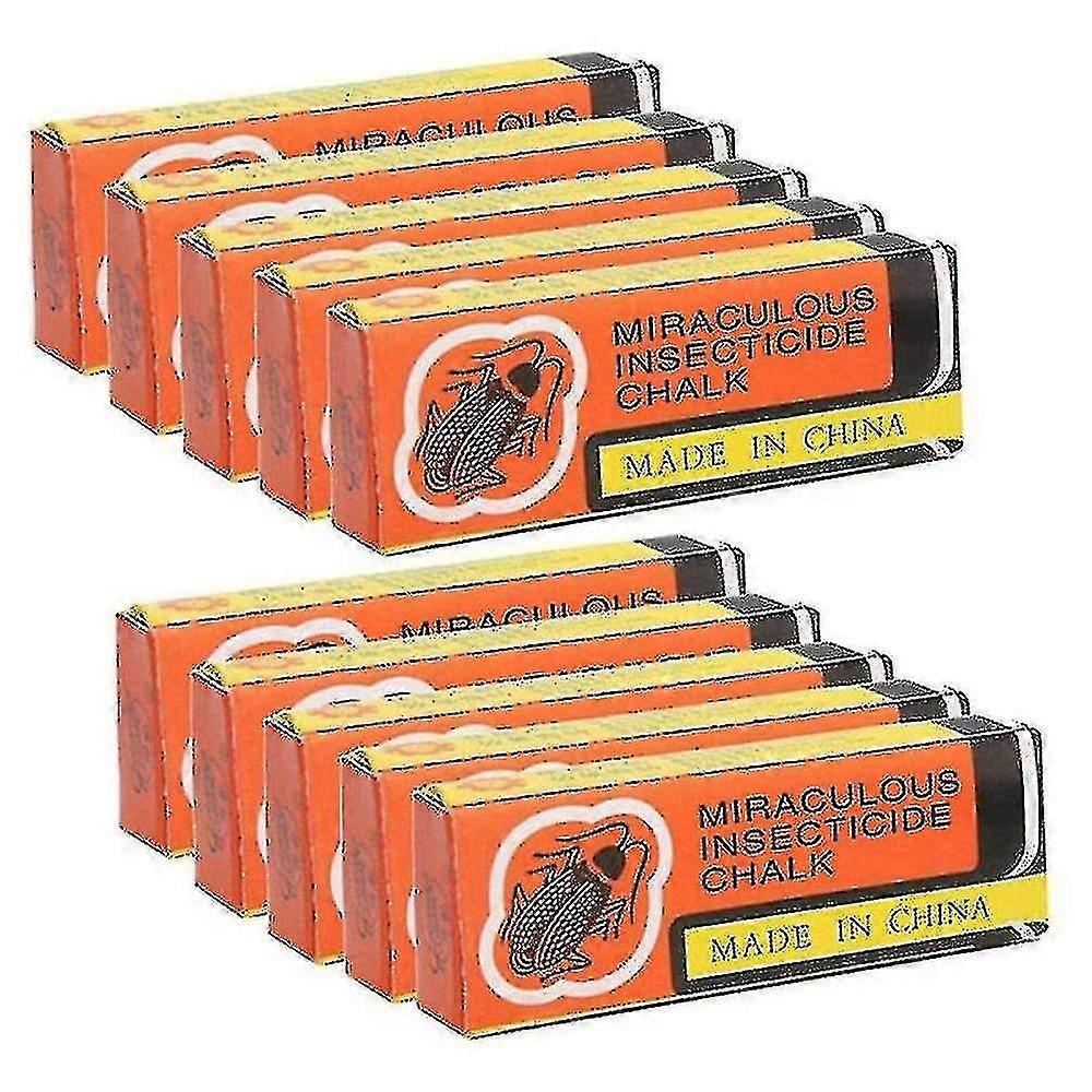 2025 Cockroach Repellers Magic Dust Free Chalk For Cockroachs Ants 5/10 Boxes