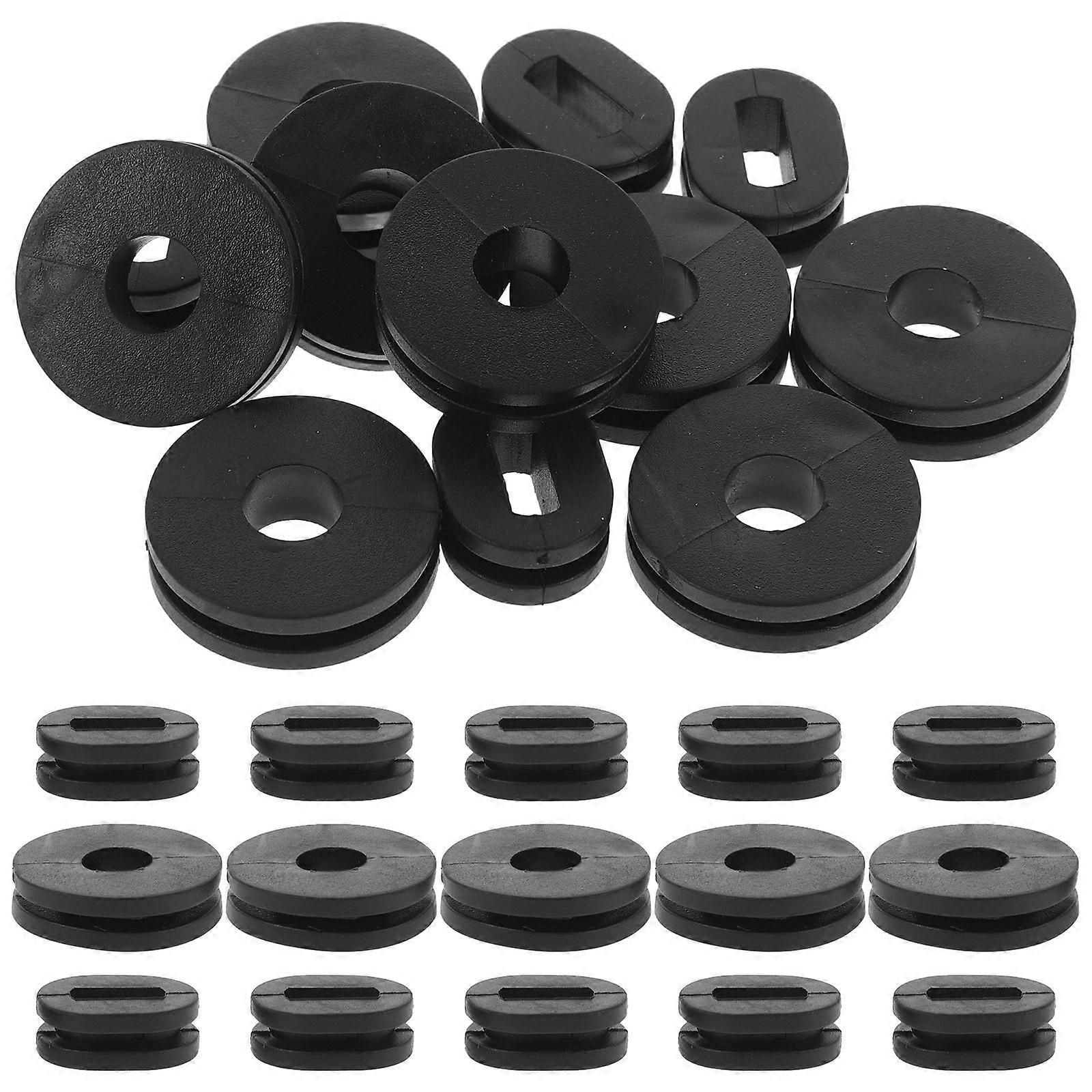 1 conjunto de ilhós de borracha para motocicleta ilhós de substituição para motocicleta tampas laterais únicas compatíveis com gs125
