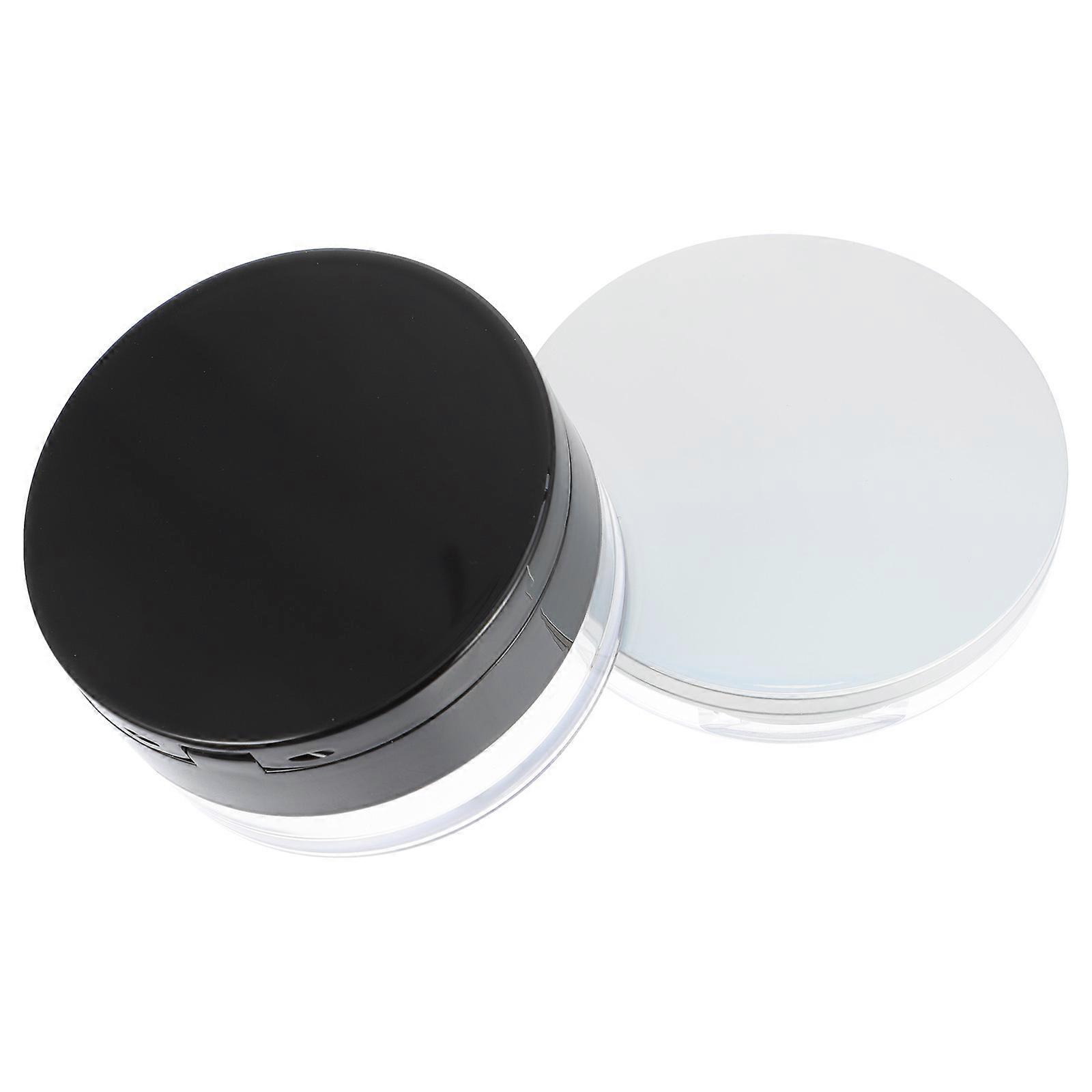 Makeup Powder Case Cosmetic Application Powder Puff And Container Business Trip 2Sets