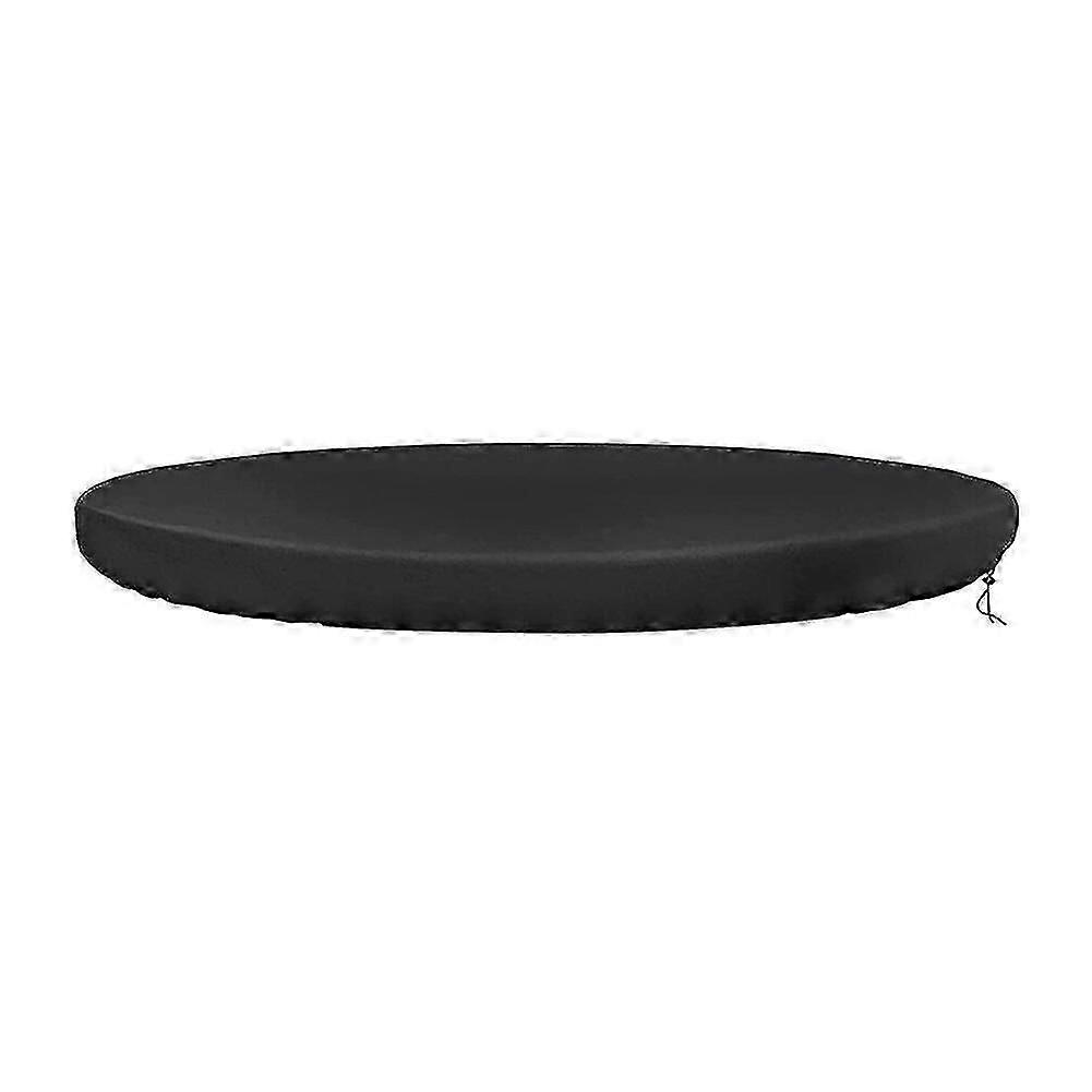 Fire Pit Cover 420D Oxford Waterproof Dustproof Windproof Cover for Round Firepit Adjustable Fire Pit Cover with Drawstring