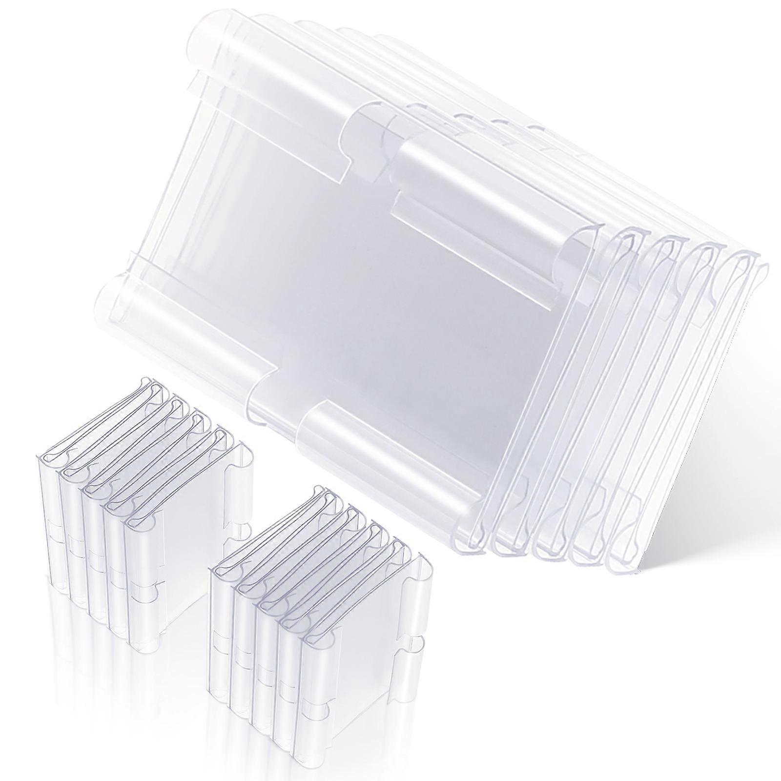 60pcs Price Label Holders for Supermarket Restaurant Display
