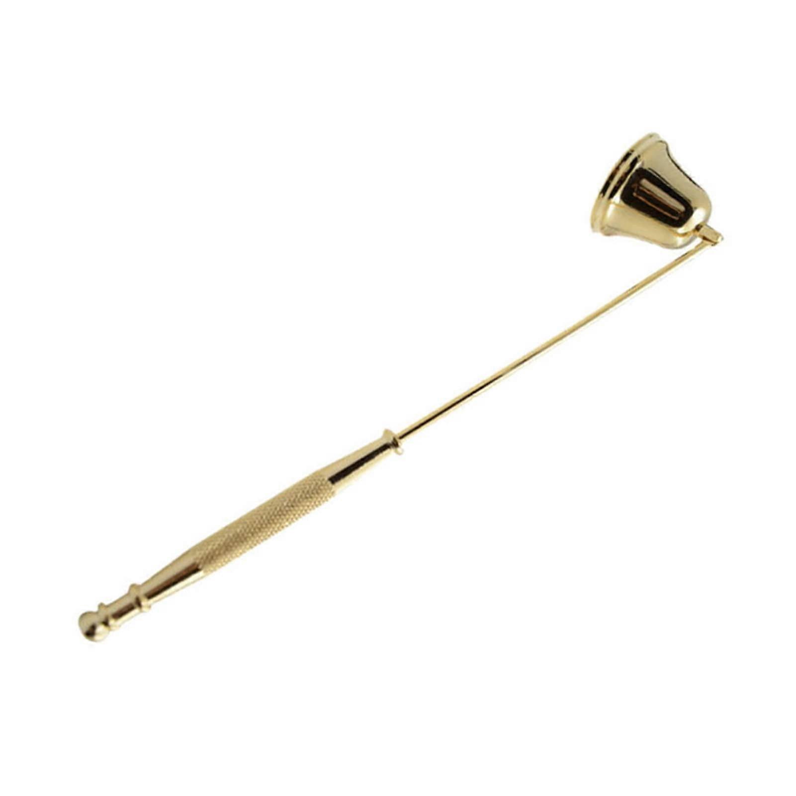Candle Snuffer Wick Flame Extinguisher For Home Use Galvanized Iron Gold Finish