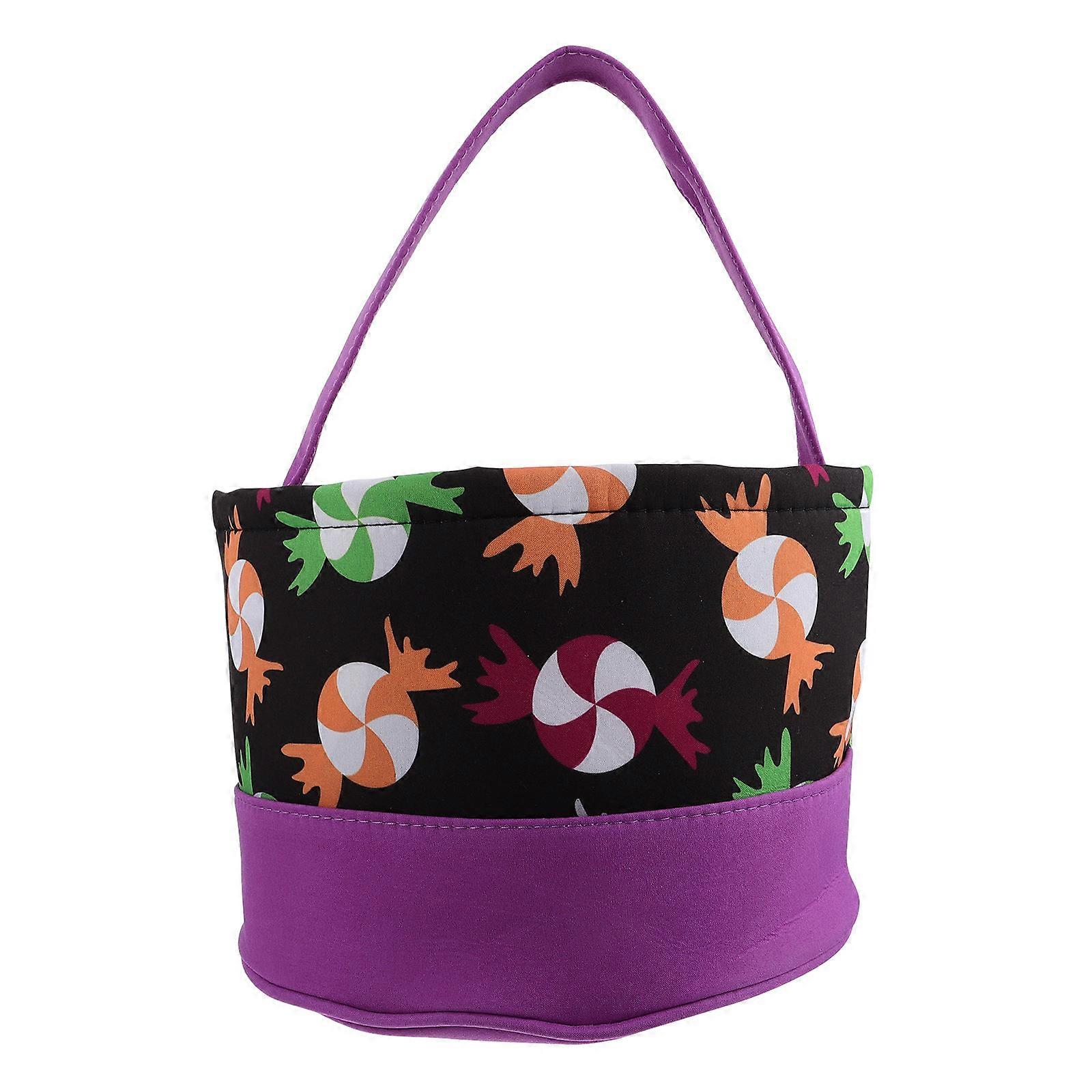 Halloween Cookie Bag Square Shape Synthetic Material Decoration For Families 1Pack