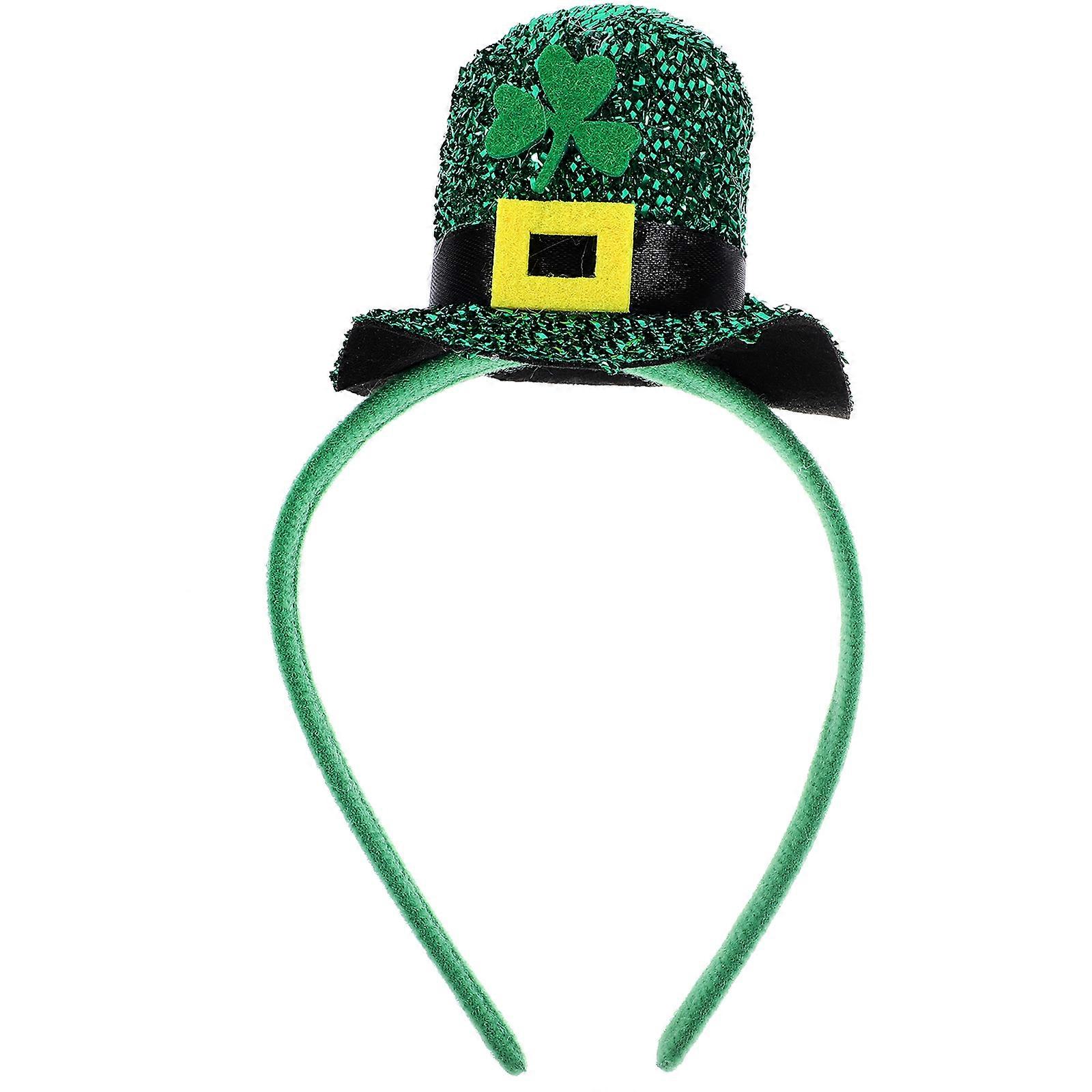 Festive Atmosphere Creation Patricks Day Headband Irish Festival Hair Bands 1Set