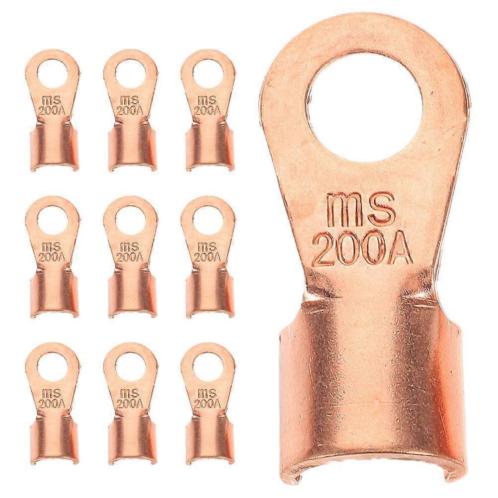 Copper Crimp Terminals for Battery with 10Pcs Wire Connectors Kit