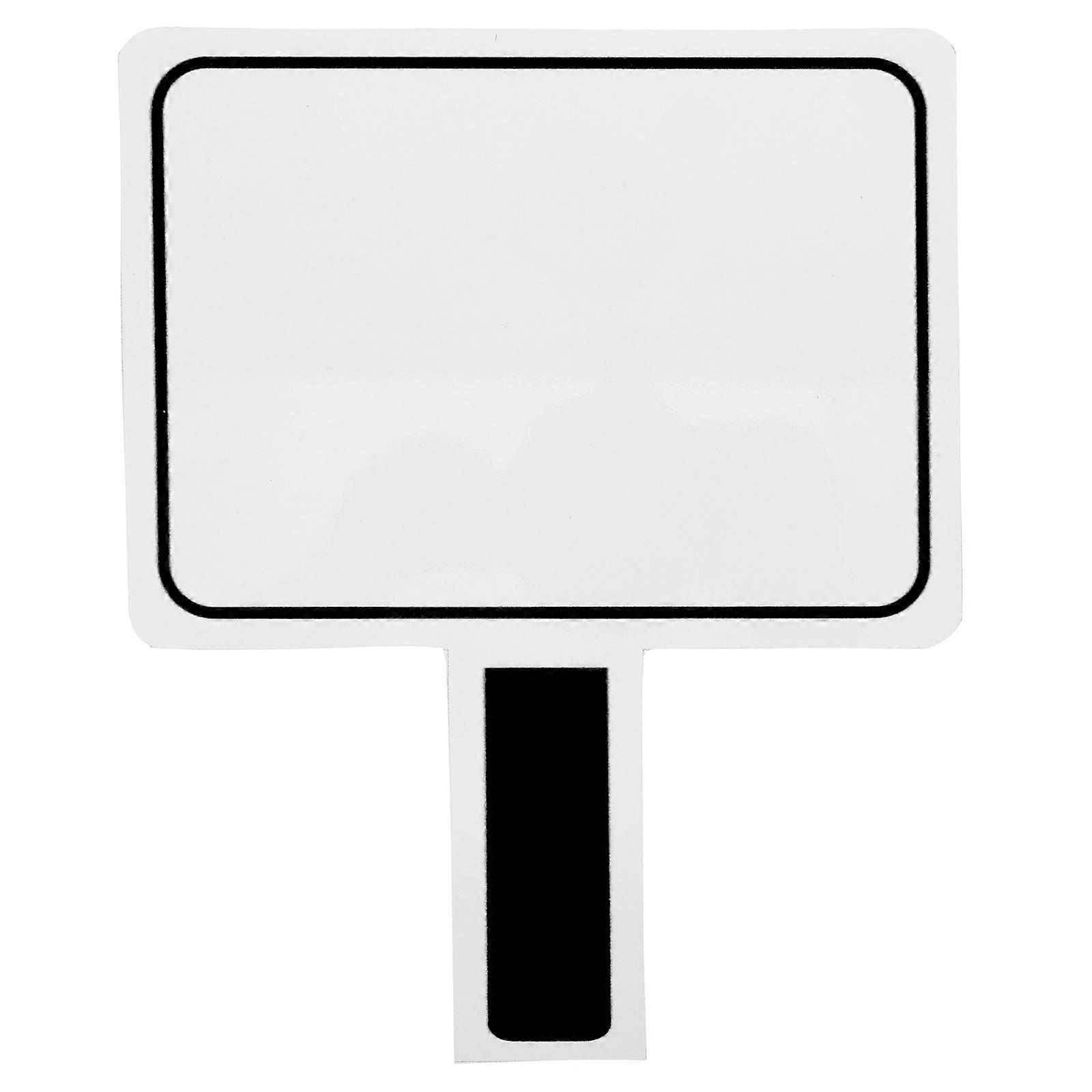 Small Dry Erase Paddle for Interactive Activities and Teaching Students Black 25.00X20.00X0.50CM Double Sided Writing 1Set