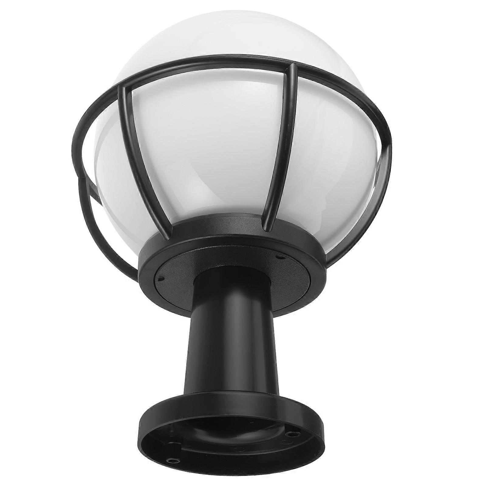 アイアンランプシェードポストライトグローブランプシェード屋外照明43.5x25cm防水1セット