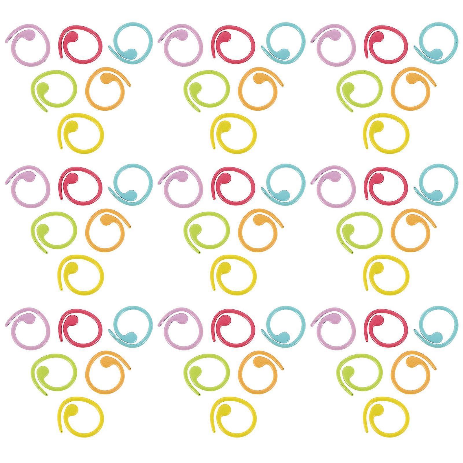 Crochet Stitch Markers Ring For Knitting Yarn Projects Beginners 100Pcs Compact Portability