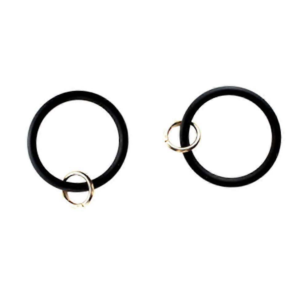 Wrist Keychain Lanyard Silicone Key Organizer For Women Everyday Use .3cm Inner Diameter 2Set