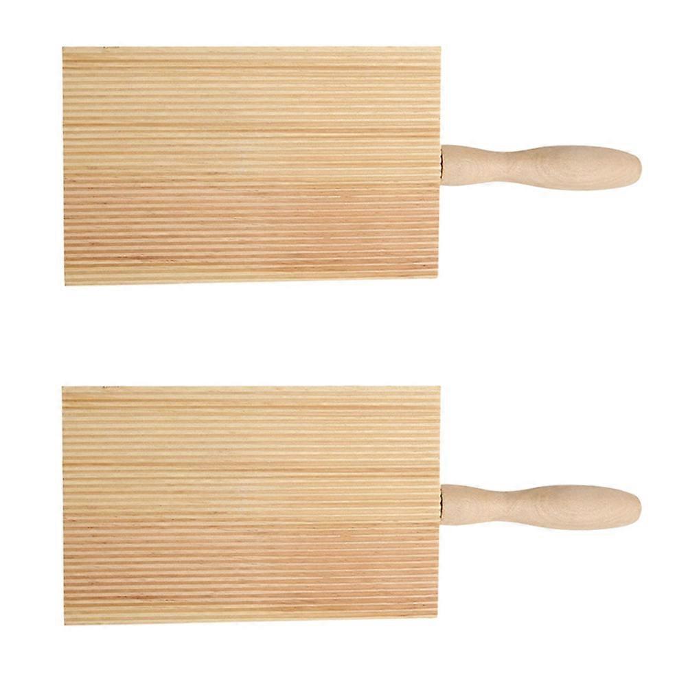 Pasta Making Supplies Boards Khaki Rectangular 2Pcs