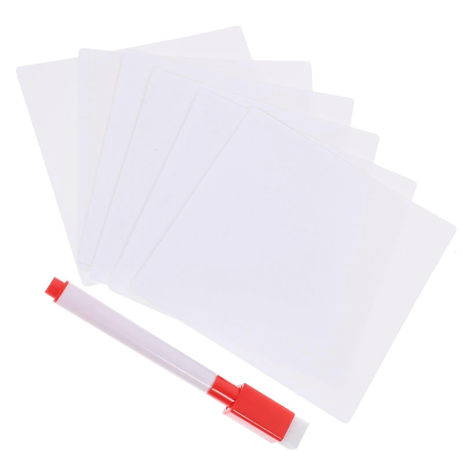 Self Sticky Memo Pad White Board Memo Sticker Office Work 10.10X10.10X0.20CM Removable Without Sticky Residue 1 Set