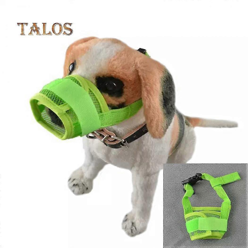 Adjustable Pet Puppy Mouth Cover Pure Color Anti Biting Soft Dog Muzzle Comfortable