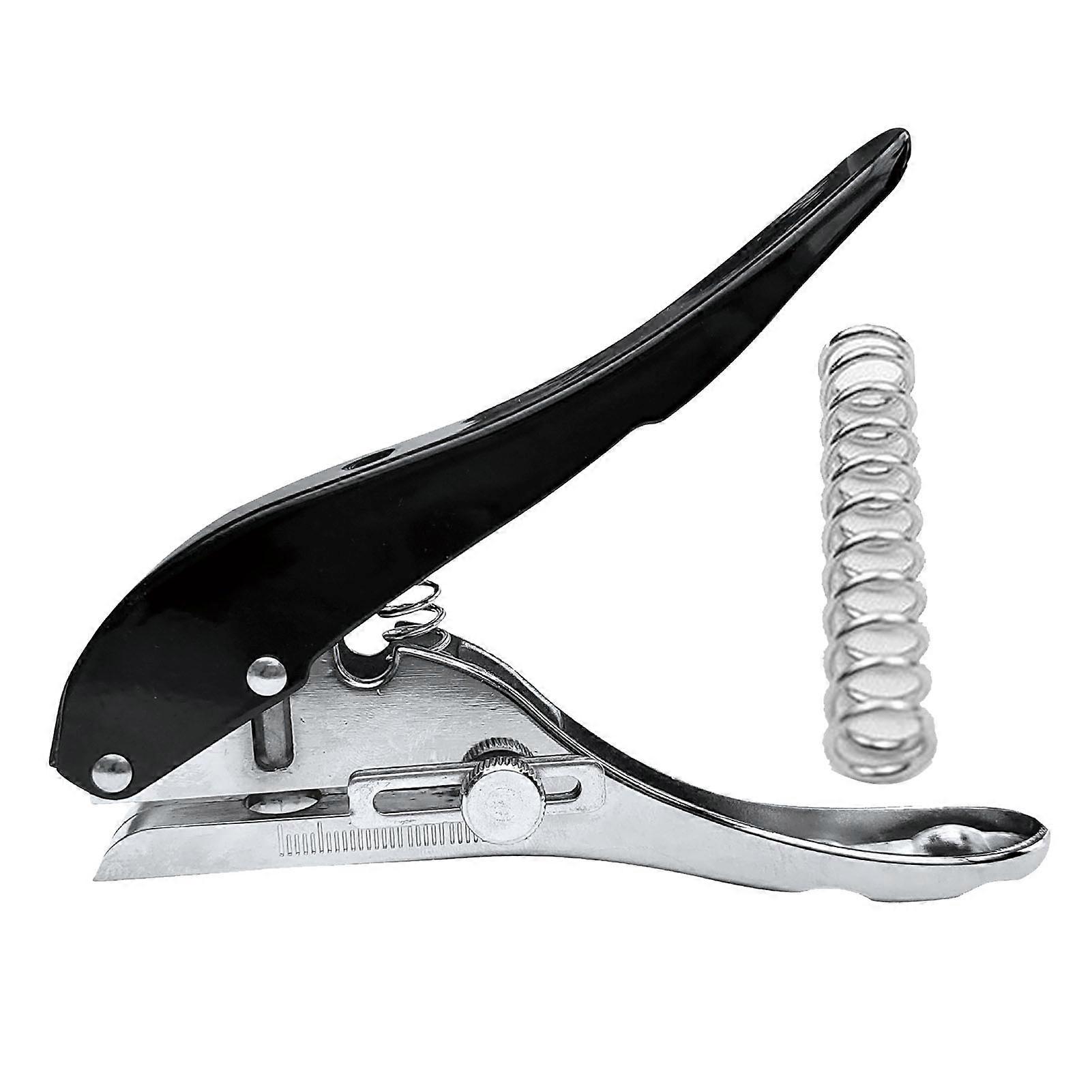 Uadme Hole Punch, Zinc Alloy 8mm Single Holes Puncher Tool for Paper Installation Woodworking