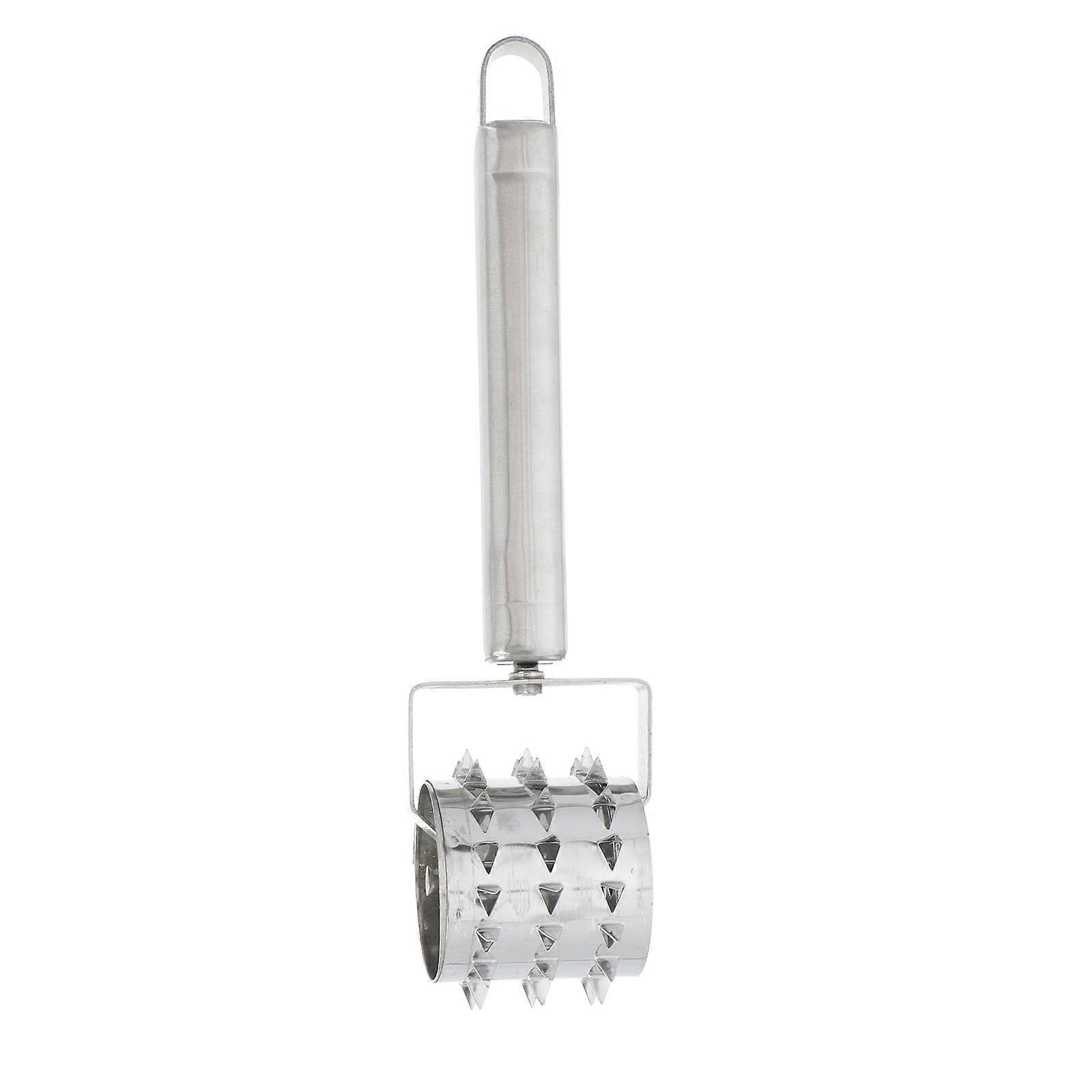 Multifunctional Meat Tenderizer Mallet with Ergonomic Handle for Comfortable Grip, Space Saving Kitchen Gadget with Hanging Design
