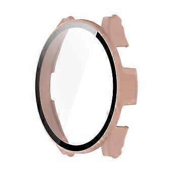För Samsung Galaxy Watch4 44 mm PC + klockfodral i härdat glas
