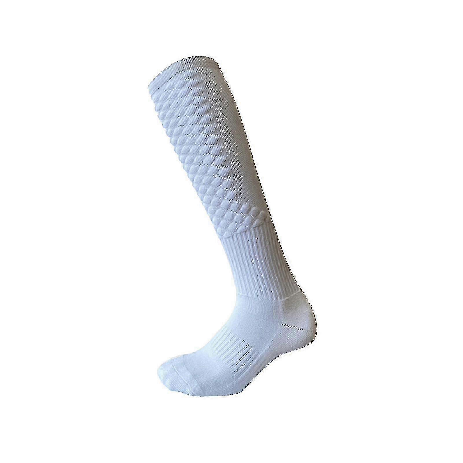 Comfortable Thickened Fencing Socks for Men and Women, Sweat-Absorbing Elastic Socks in Black, Size L