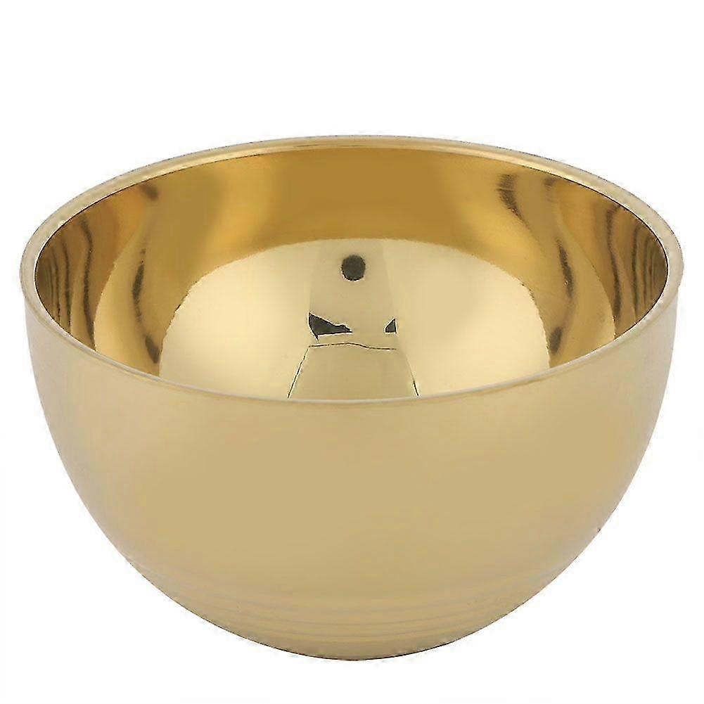 Thickened Double Layer Thermal Insulation Bowl in Gold