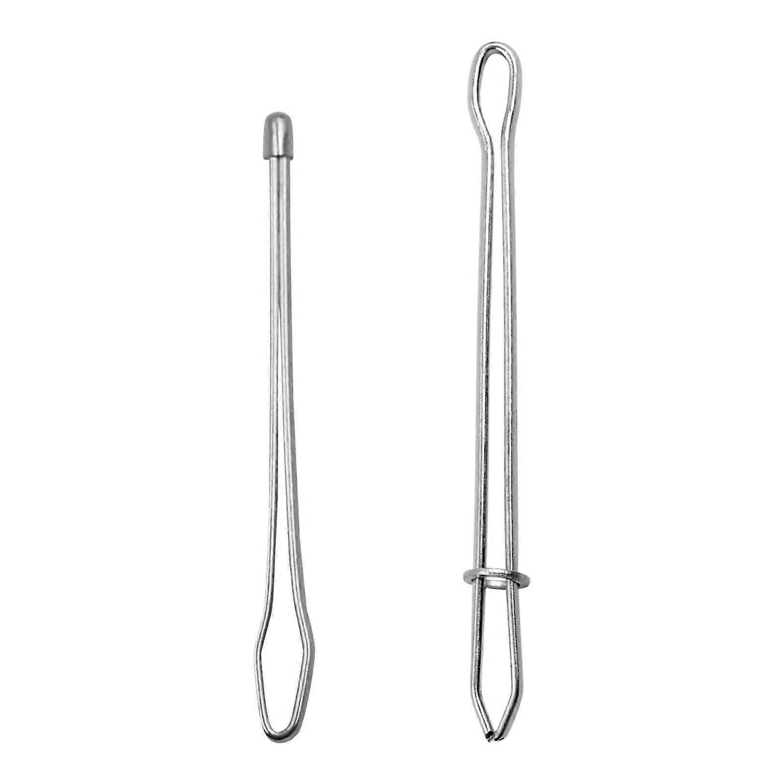Threader Tweezer, Pack of 2 Elastic Needle Threaders, Threading Aid Sewing Machine