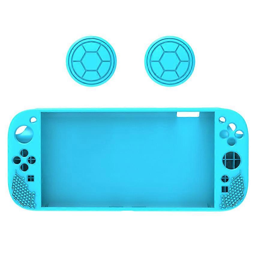 Silicone Protective Case for Switch2 Host Sleeve Shockproof and Dust-proof Accessories (Blue)
