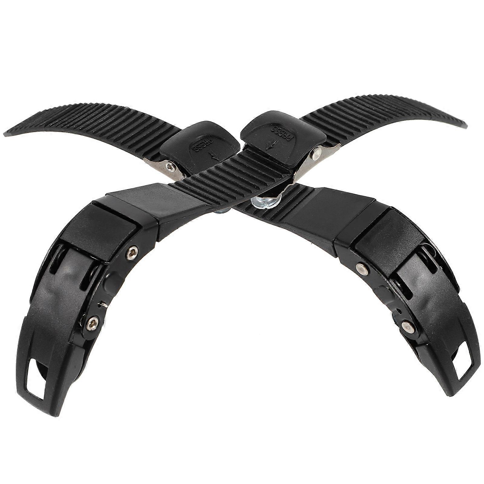 2pcs Durable Skate Replacement Buckle Straps for Roller & Inline Skates – Easy Installation, Wear Resistant Design