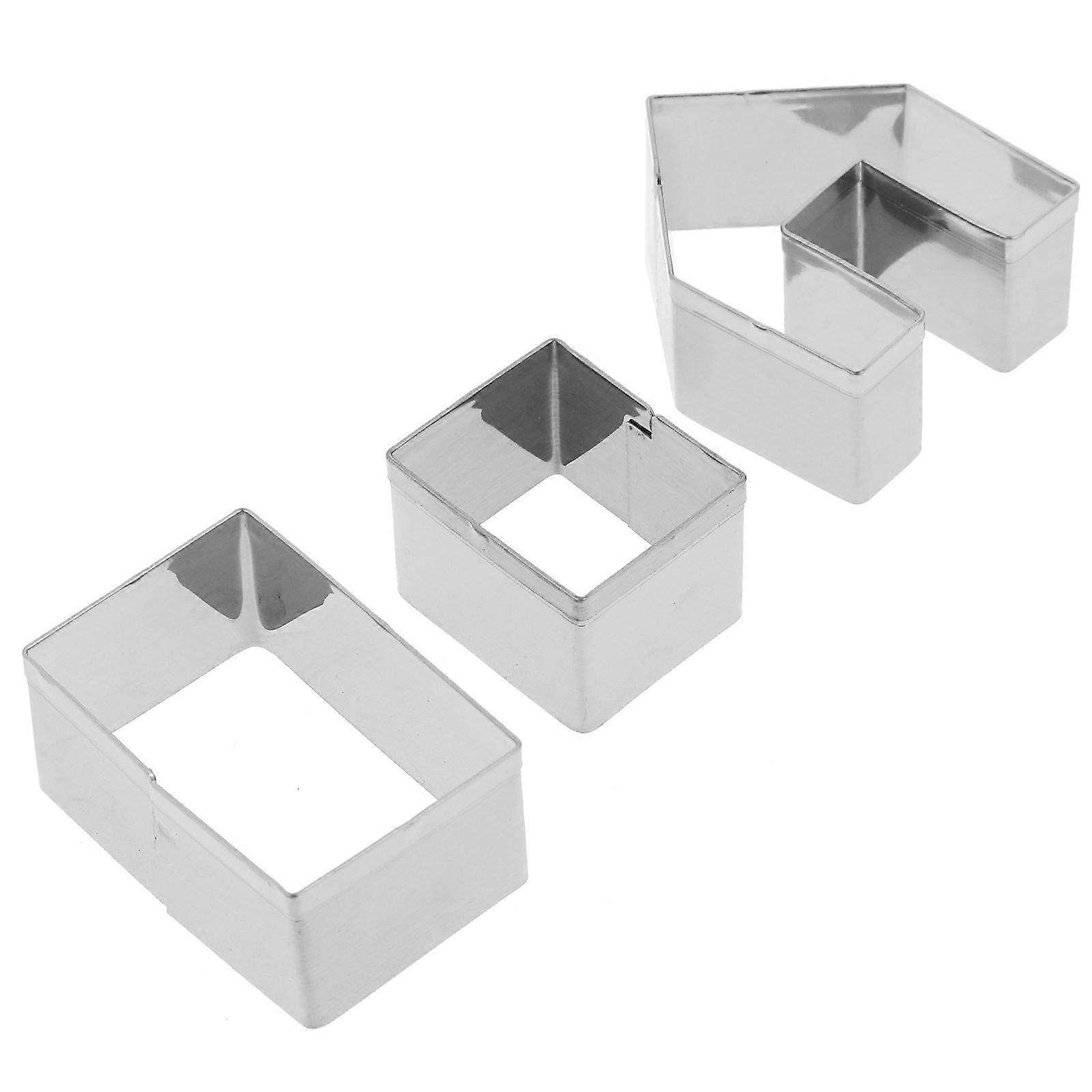 Cookie Set Mini House Shape Cookie for Kitchen 3Pcs