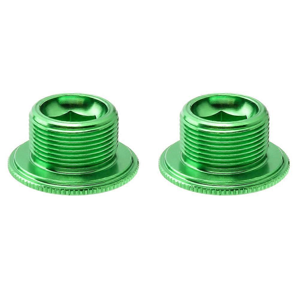 Portable Bike Crank Cover Screws with Strong Aluminum Alloy Material for Easy Use and Storage 2Pcs