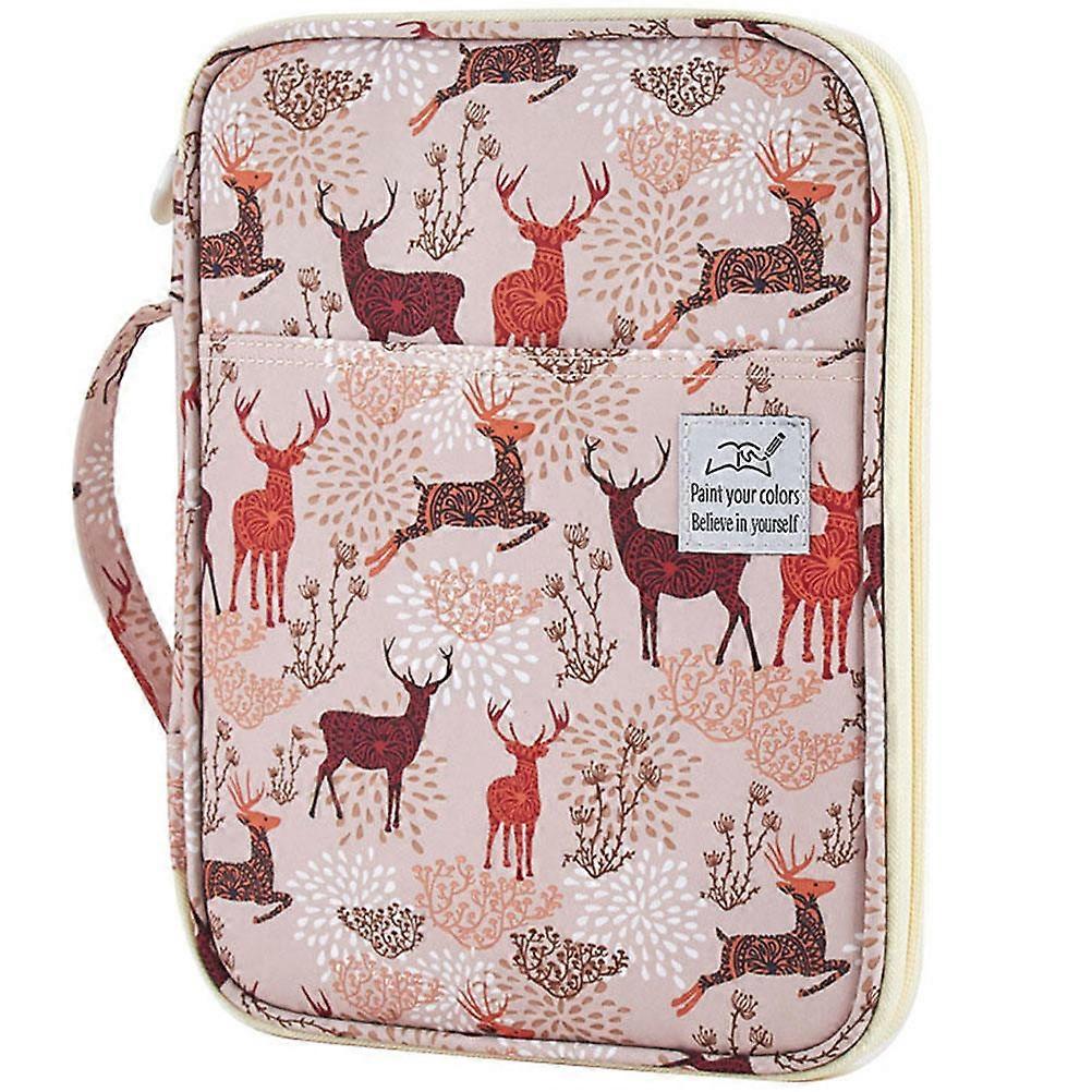 Special Pencil Case Oxford Cloth Material Portable Design Rectangular Shape Simple Style 1Pcs