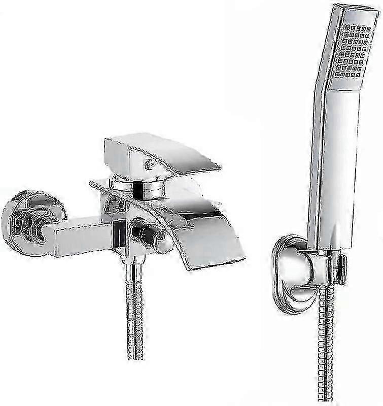 Wall Mount Waterfall Bathtub Faucet Mixer